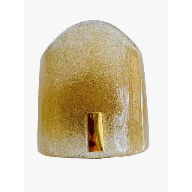 1990s Murano Due Wall Light in 24 Ct Gilt Gold, Italy, 1990 For Sale - Image 5 of 10