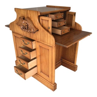 Drexel Furniture Bicentenial Maple Writing Desk For Sale