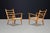 Italian Sculptural Beechwood Armchairs with Woven Rope Seats, 1940, Set of 2 For Sale - Image 3 of 11