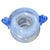 Murano Scavo Glass Amphora Vase With Cobalt Blue Handles For Sale - Image 17 of 17