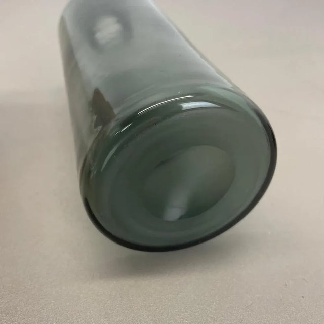Green Glass Decanter by Saara Hopea for Nuutajärvi Notsjö, Finland, 1970s For Sale - Image 17 of 18