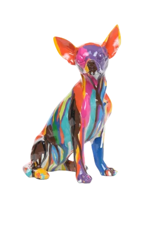 Interior Illusions Plus Graffiti Chihuahua - 10" Tall