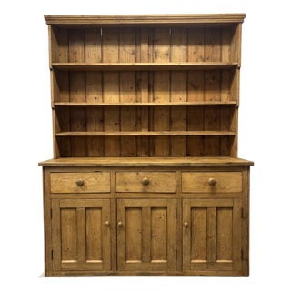 19the Century English Pine Dresser For Sale