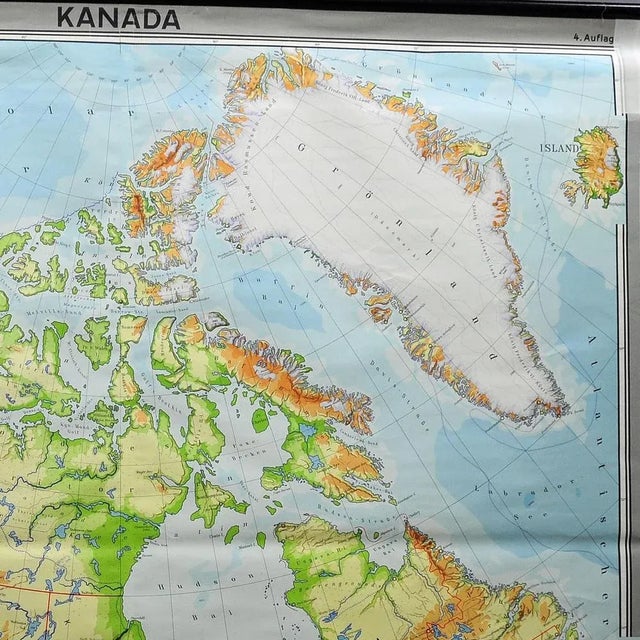 Vintage Mural Rollable Wall Chart, 1970s For Sale - Image 3 of 6