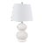 Safavieh Everlee Glass Table Lamp - Ivory For Sale