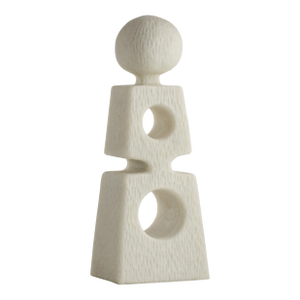 Arteriors Home Malcom White Stone Sculpture