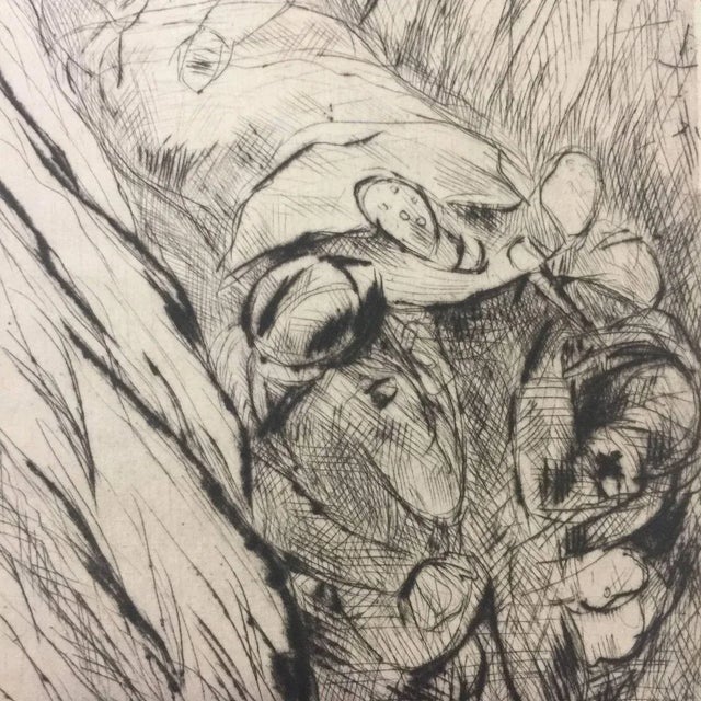 Hand signed. Edition of 75 prints.Original Prints. From the suite: “Huit Illustrations de Guerre”. Image Dimensions : 16.5...