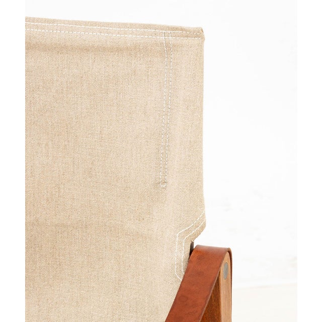 Mid-Century Modern Kaare Klint Model Kk47000 Safari Lounge Chair For Sale - Image 3 of 8