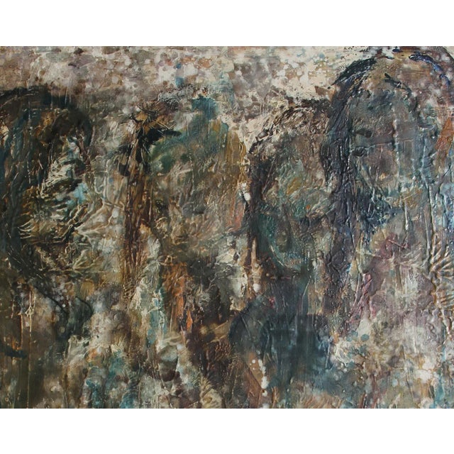 John Uht, Four Figures, Painting For Sale - Image 4 of 5
