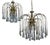 Hollywood Regency Teardrop Chandelier from Massive, 1970s For Sale