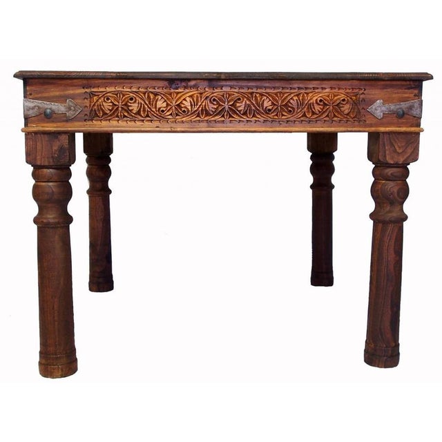 1970s Vintage Wooden Dining Table, 1970s For Sale - Image 5 of 17