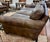 Restoration Hardware Lancaster Classic Brown Leather Luxe Depth Sofa For Sale In New York - Image 6 of 8