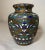 Paint Share Antique 1800's Handmade Japanese Champleve Enameled Bronze Lidded Urn Jar Vase For Sale - Image 7 of 14