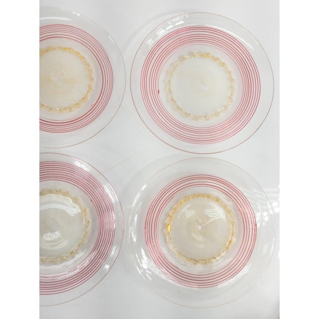 Mid 20th Century Italian Murano Venetian Glass Dinner or Salad Plates - Set of 12 For Sale - Image 10 of 12