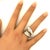 Silver Diamond Platinum Coiled Snake Ring, Size 7 For Sale - Image 8 of 8