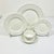 1980s 1989 Vintage English Americana Wedgwood for Ralph Lauren Le Blanc Claire Dinnerware - 5 Piece Place Setting For Sale - Image 5 of 12
