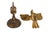 Gold Vintage European Carved Wood Dove the Holy Spirit Sculpture on Finial 10.75" H For Sale - Image 8 of 8