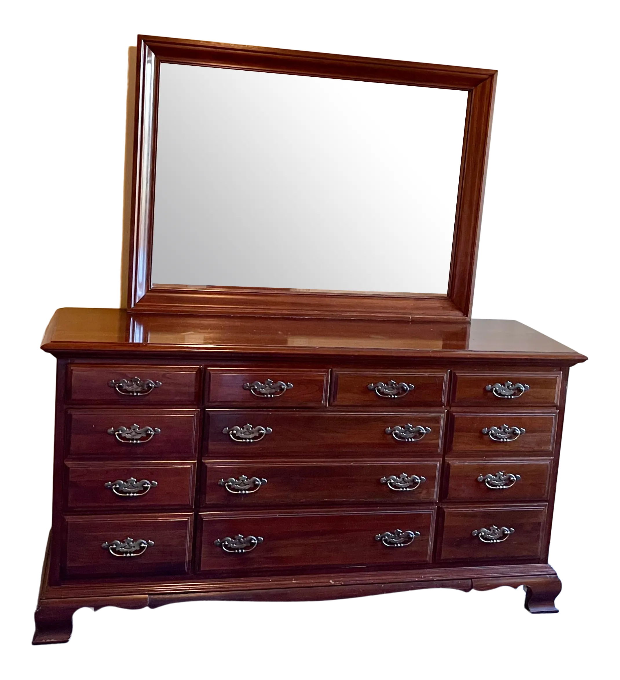 knee length dresses for ladies Homelegance - Avondale Dresser With Mirror In Silver main image 1