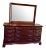 Sterling House Solid Cherry Long Dresser and Mirror For Sale