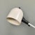 Italian Modern White and Black Metal Adjustable Table Lamp, 1980s For Sale - Image 6 of 11
