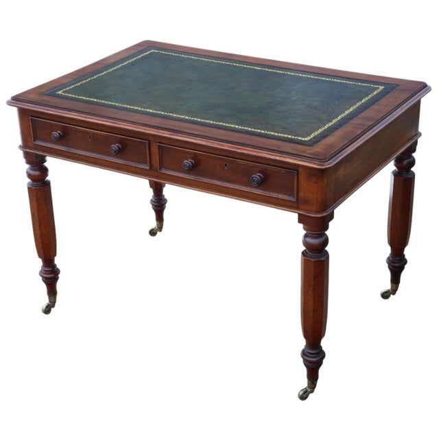 Antique Mahogany Writing Desk, 1800s For Sale - Image 10 of 10