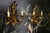 Hollywood Regency Style Gilt Metal and Crystal Glass Sconces, 1970s, Set of 2 For Sale - Image 14 of 18