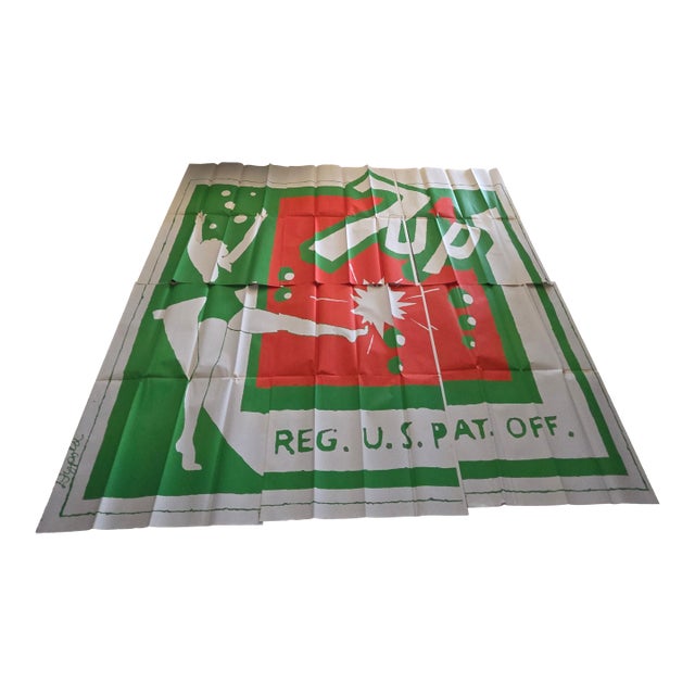 Iconic 1970 7up "UnCola" Campaign Billboard by Pat Dypold For Sale