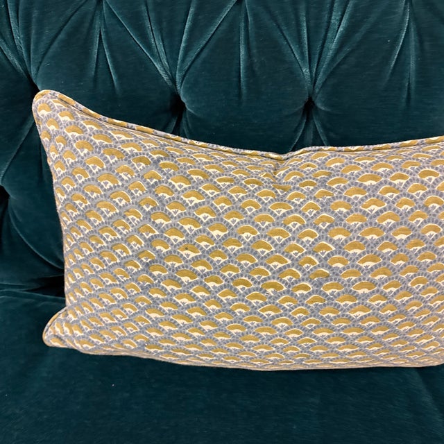 Walter G. Naples Moss Azure Lumbar Pillows, Pair For Sale In San Francisco - Image 6 of 12