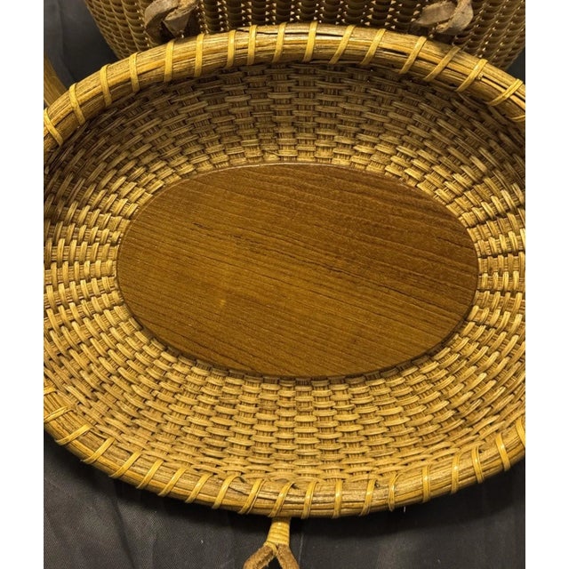 Farnum Nantucket Lightship Pelican Scrimshaw Ivorylite Basket Purse 1988 Signed For Sale - Image 10 of 13