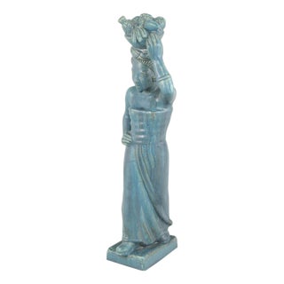 Art Deco Sculpture in Stoneware by Harald Salomon for Rörstrand, 1940s For Sale