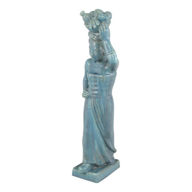 Art Deco Sculpture in Stoneware by Harald Salomon for Rörstrand, 1940s For Sale