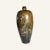 Ceramic Large Japanese Tenmoku Glazed Vase With Leaf Design For Sale - Image 7 of 7