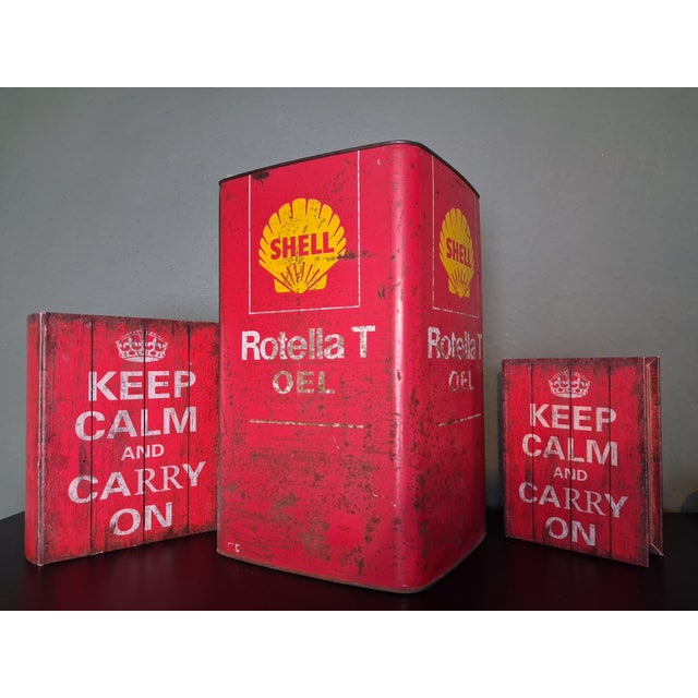 Original tank SHELL oil Rotella oel ,production for Deutschland but crafted by the homeland Great Britain Very beatiful...