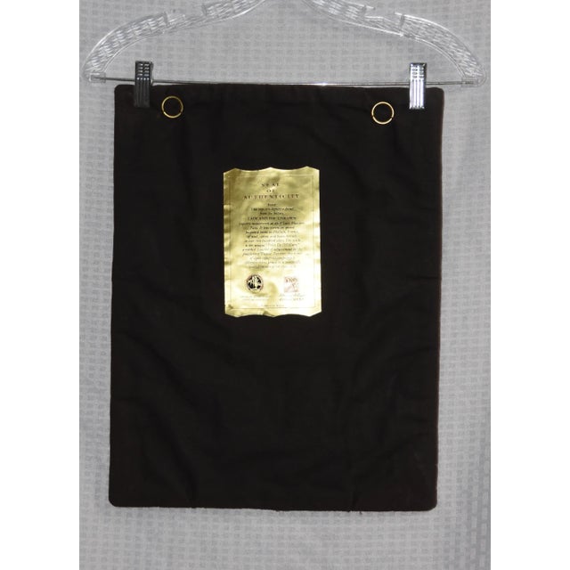 1980s 1980s Allan Waller Ltd. Point De l'Halluin Tapestries Lady and the Unicorn Panel #2 For Sale - Image 5 of 7