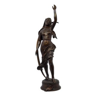 Levasseur Henri Louis, The Shepherd's Star, 1880s, Bronze For Sale