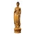 Late 20th Century Carved Figure of a Standing Buddha in Ivory-Tone Finish For Sale