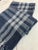 Bunny Williams Home Bunny Williams Pine Cone Hill 100% Linen Plaid Navy White Throw Â€šÃ„Ã¬ Enzyme Washed Blue Tones For Sale - Image 4 of 13