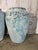 Pair of Large Antique Terracotta Storage Jars With Blue Weathered Patina For Sale - Image 11 of 12