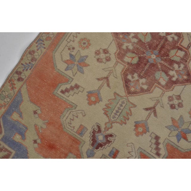 Vintage Anatolian Oushak Carpet For Sale In Phoenix - Image 6 of 10