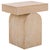 Baraki End Table in Bleached White For Sale In Philadelphia - Image 6 of 8