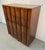 Lane Furniture Mid-Century Brutalist Walnut Highboy Dresser by Lane For Sale - Image 4 of 15