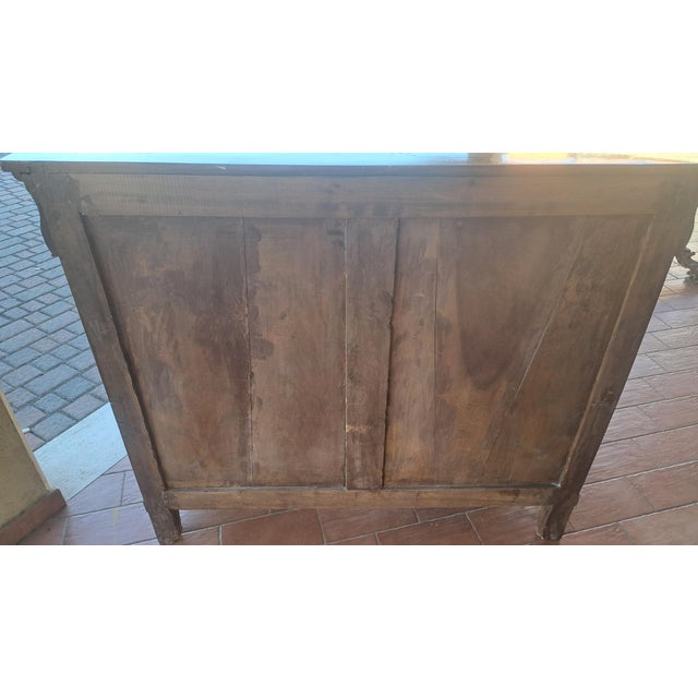 Cappuccino Chest of Drawers in Walnut For Sale - Image 6 of 8