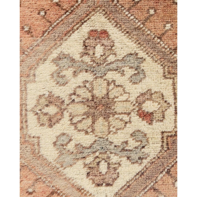 Vintage Circa 1940 Turkish Oushak Area Rugs 2ft 4in X 12ft 3in For Sale - Image 11 of 13