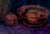 Jug and Still Life in Purple with Apples by Alvin R. Raffel 1928 Oil on Linen of an urn with a bowl and apples in a Purple...