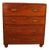 Marine Commode in Blond Mahogany with Secretaire For Sale
