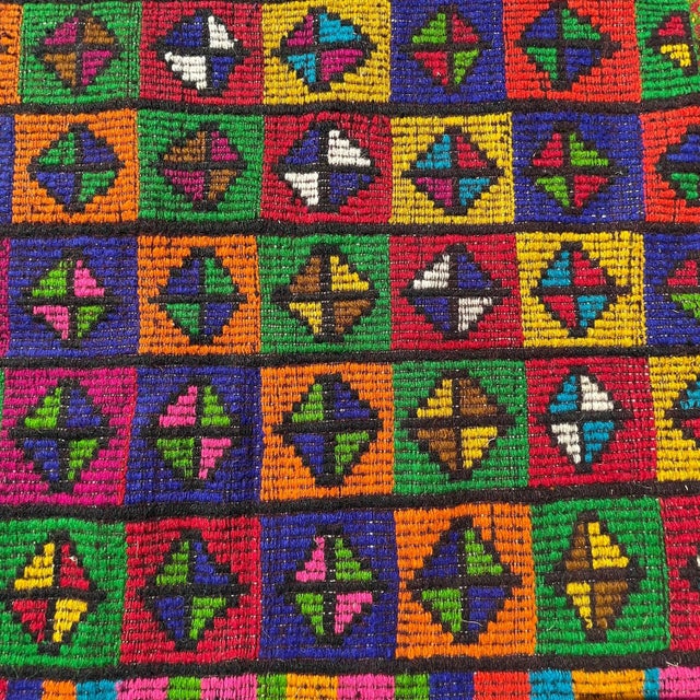 Vintage Turkish Traditional Kilim Rug For Sale - Image 6 of 11