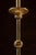 Late 19th Century Late 19th Century Brass Triple-Arm Early Gas-Electric Chandelier With Milk Glass Shades For Sale - Image 5 of 8