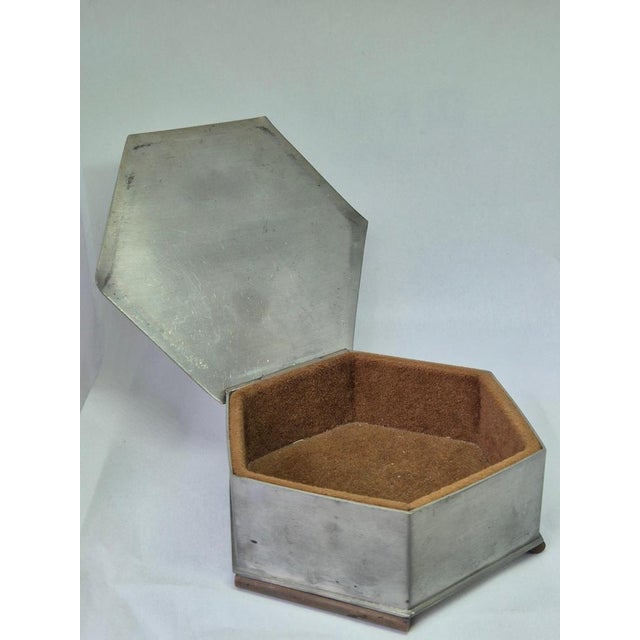 Swedish Pewter Box from CG Hallberg, 1929 For Sale - Image 10 of 12