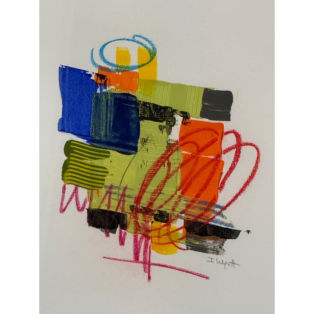 Abstract Isabel Wyatt "Zippy" Original Painting, Signed For Sale - Image 3 of 12