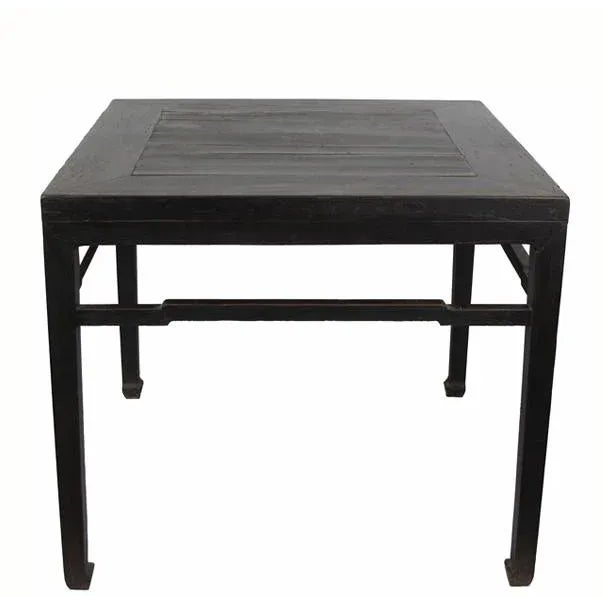 Oxblood Red Antique Chinese Square Dining Table For Sale - Image 8 of 8